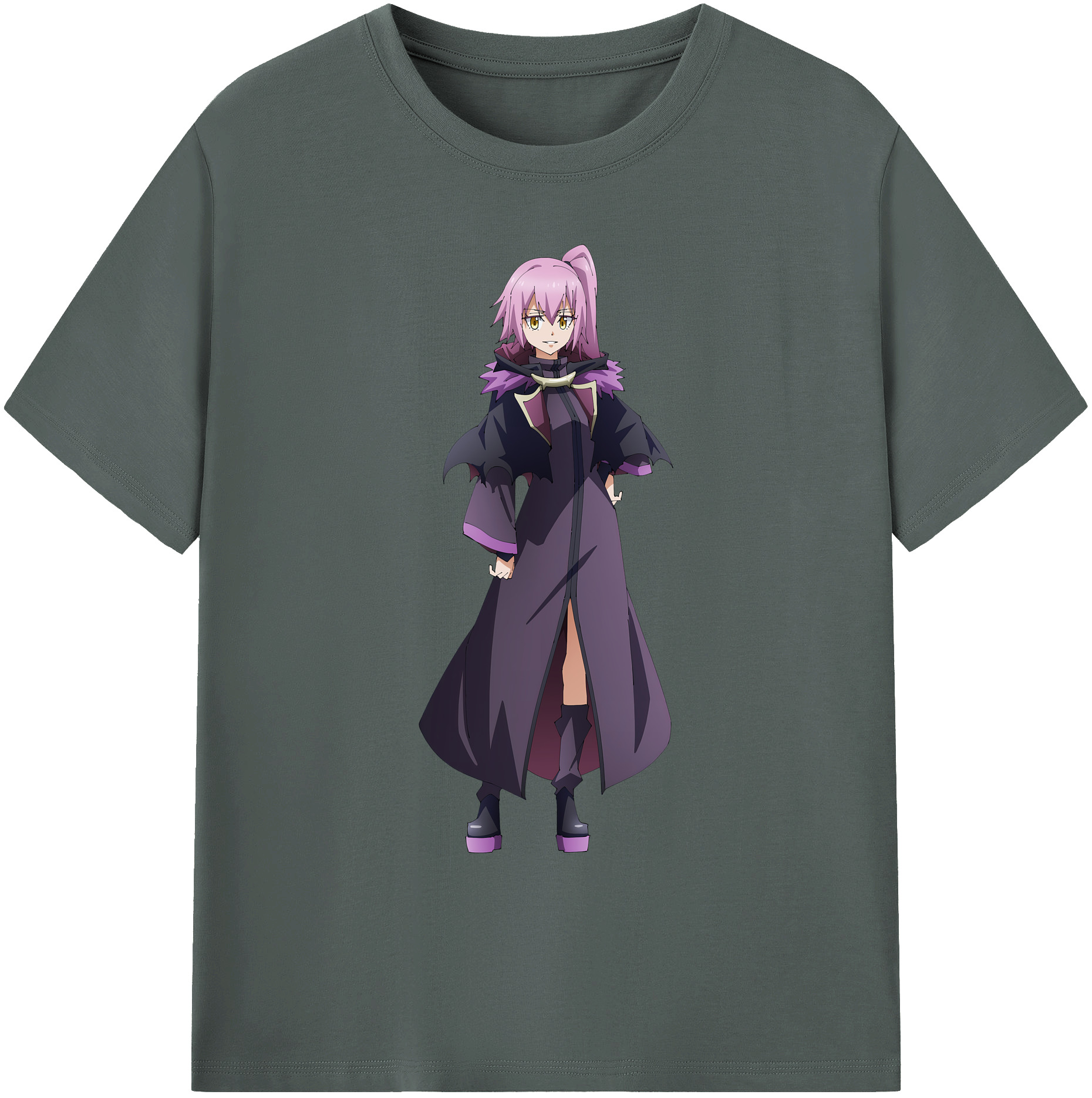 （画像用） 転スラ Regarding Reincarnated to Slime 綿100％ メンズ半袖Tシャツ｜肌触りやわらか＆通気性